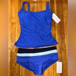 Athleta Tankini Two Piece sz L and sz 38D/DD